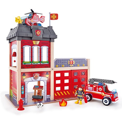 City Fire Station Play Set Ages 3+ Years_0