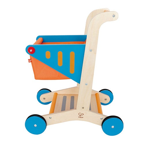 Kid's Wooden Shopping Cart, Ages 3+ Years_0