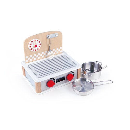 2-in-1 Toy Kitchen & Grill Set Ages 3+ Years_0