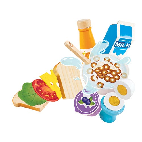 Delicious Wooden Breakfast Playset Ages 3+ Years_0