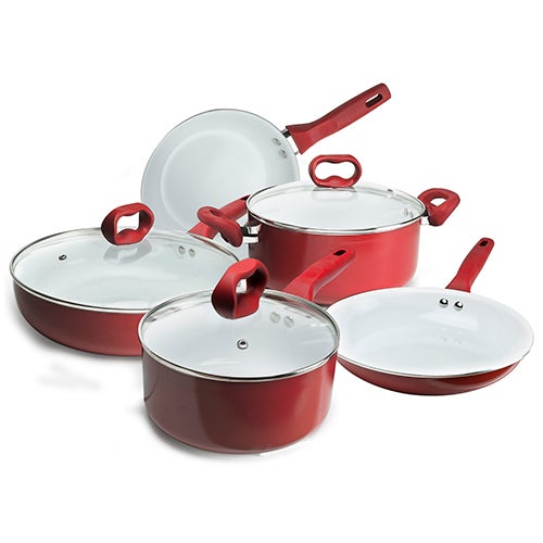 Bliss Hydro Ceramic Nonstick 8pc Cookwre Set_0