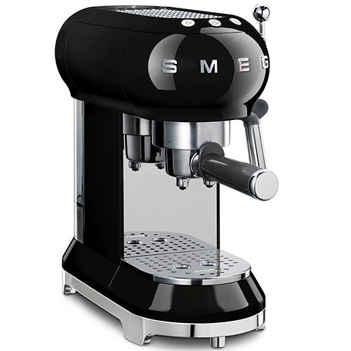50's Retro-Style Espresso Manual Coffee Machine, Black_0
