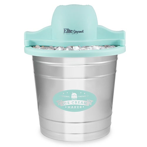 Gourmet 4qt Motorized Old-Fashioned Ice Cream Maker_0