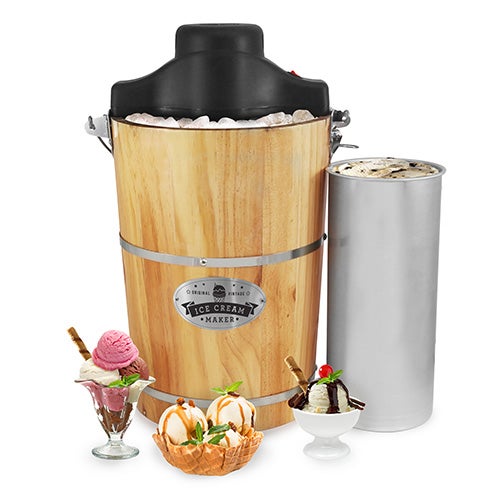 Gourmet 6qt Old-Fashioned Electric Ice Cream Maker_0