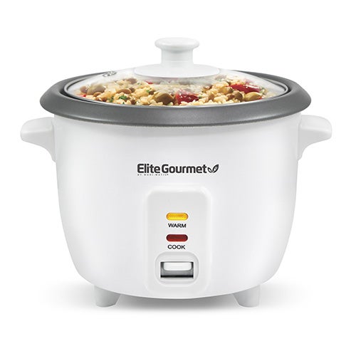 Cuisine 6 Cup Rice Cooker w/ Steam Tray_0