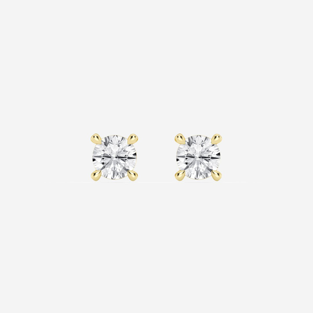 1/4ct tw LAB GROWN Diamond Earrings in 14kt Yellow gold_0