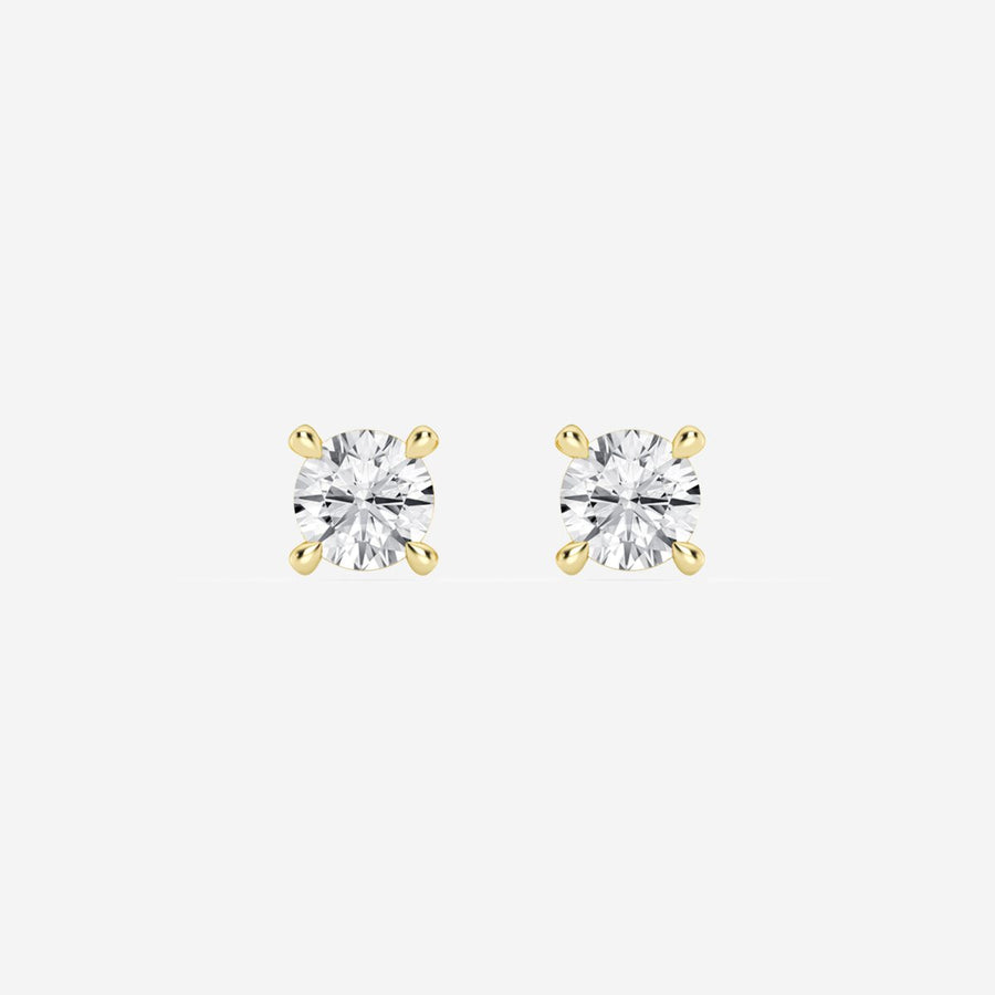 1/2ct tw LAB GROWN Diamond Earrings in 14kt Yellow gold_0