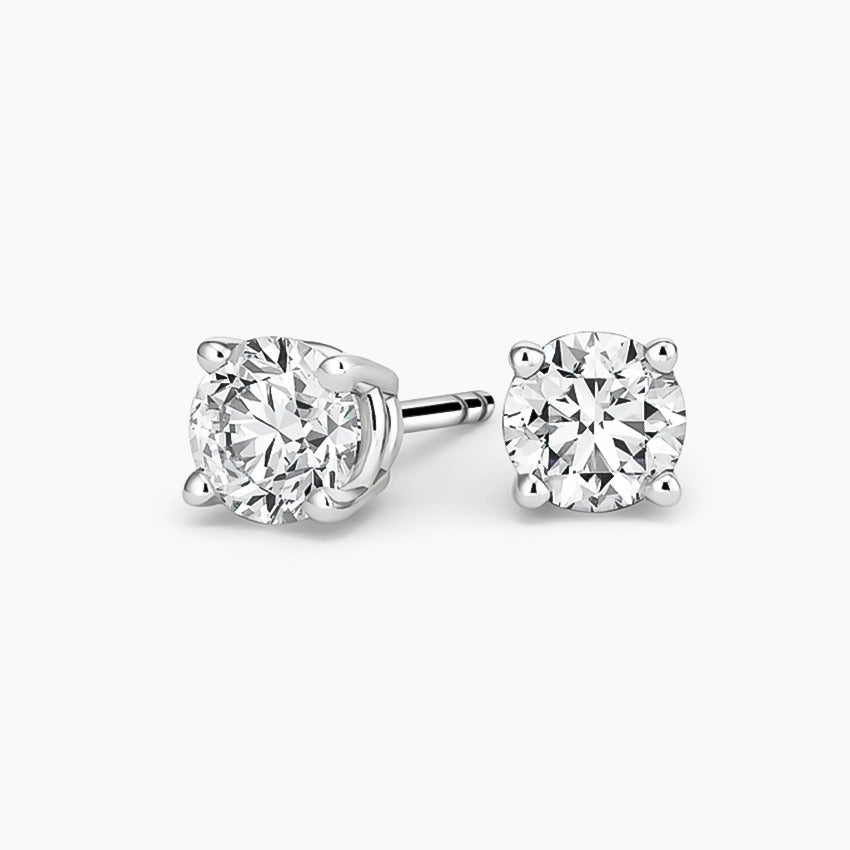 2ct tw LAB GROWN Diamond Earrings in 14kt White gold_2