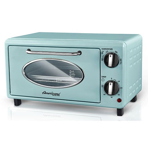 Americana Retro Countertop 2 Slice Toaster Oven_0