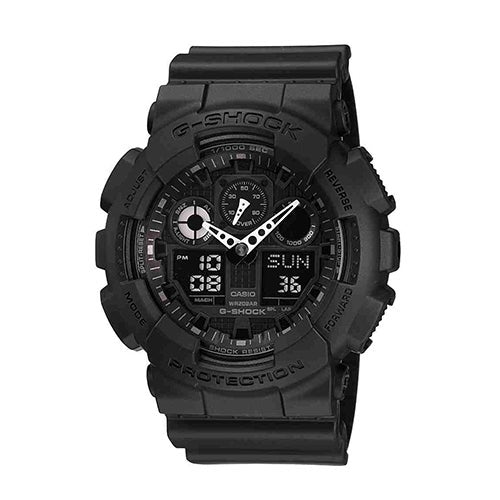 Large G-Shock Ana-Digi Watch Black Resin Band_0
