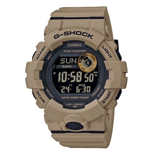 Mens G-Shock Power Trainer Bluetooth Digital Watch Tan_0