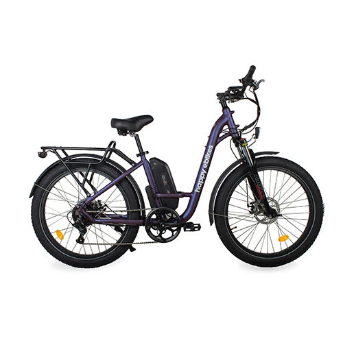 Happy Camper II Step-Thru Electric Bike Purple_0