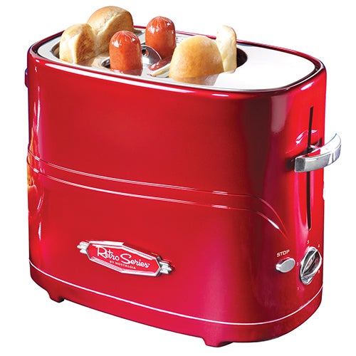 2 Slot Hot Dog and Bun Toaster_0