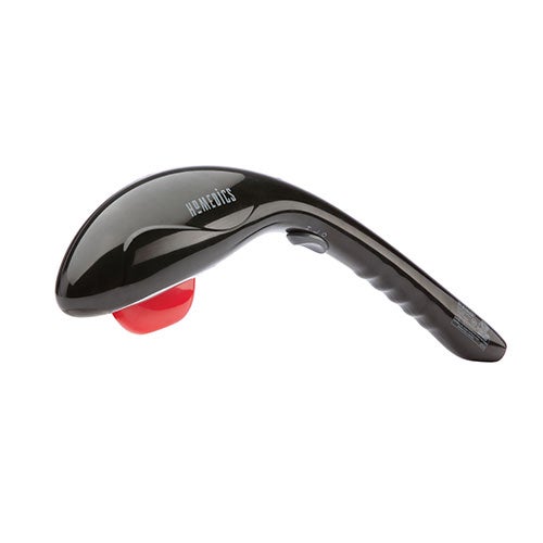 Cordless Percussion Body Massager with Soothing Heat Black_0