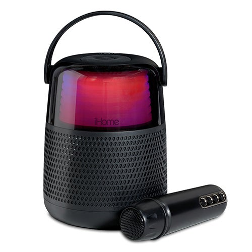 Party Time Bluetooth Color Changing Speaker w/ Wireless Microphone_0