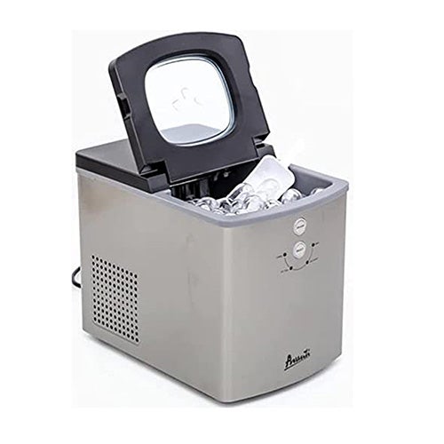 Portable Countertop Ice Maker Stainless Steel_0