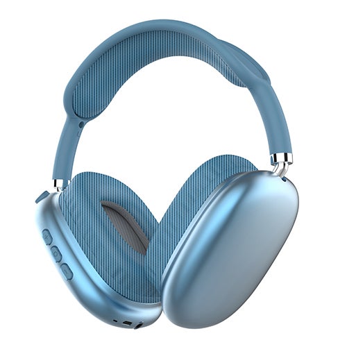 High Performance Wireless Headphones w/ Radio & Mic Blue_0