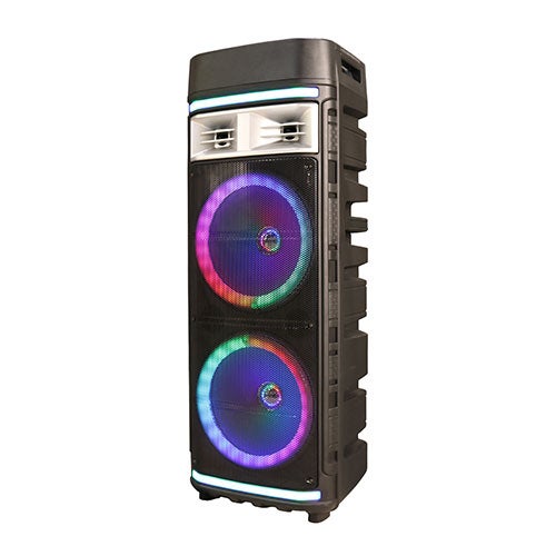 Portable 2 x 12" Bluetooth DJ Speaker_0