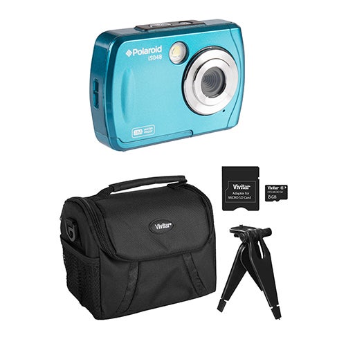 16MP Waterproof Digital Camera Kit Teal_0