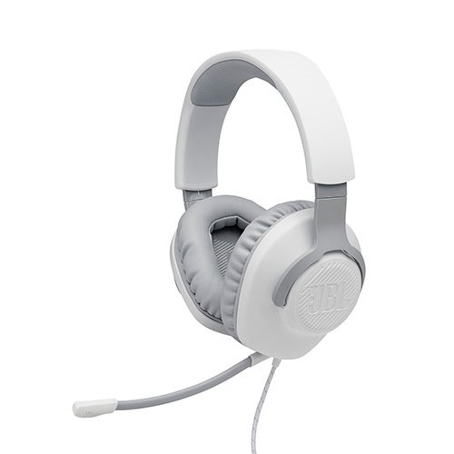 Quantum 100 Wired Over-Ear Gaming Headset w/ Detachable Mic White_0