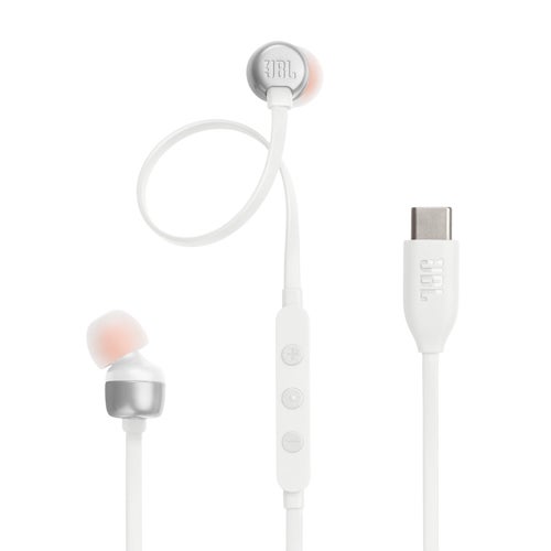 Tune 310C USB-C Wired Hi-Res Earbuds, White_0