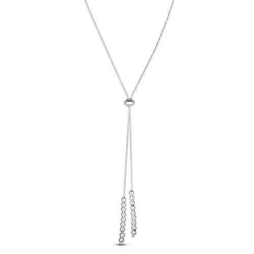 Lariat Sterling Silver Necklace_0