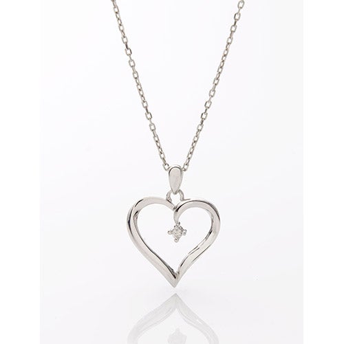 Diamond Heart Necklace_0