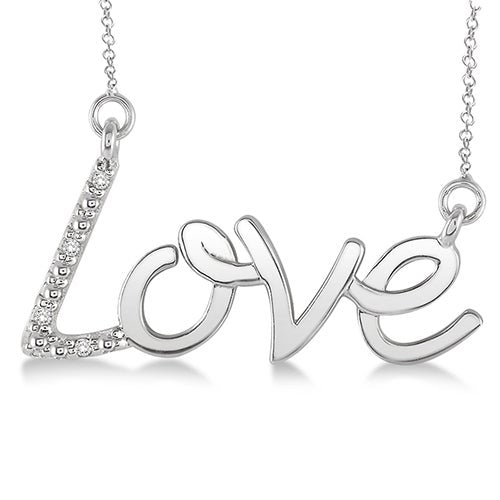 Diamond LOVE Necklace_0