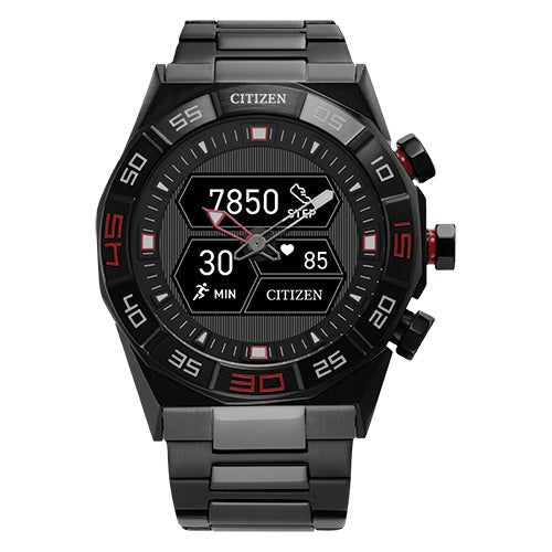 CZ Smart Hybrid YouQ Black Stainless Steel Smartwatch_0