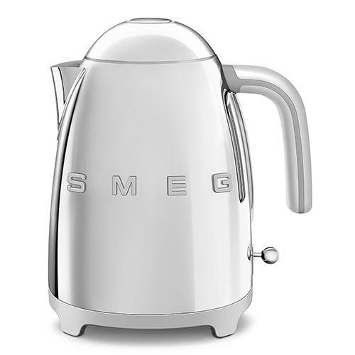 50's Retro-Style Electric Kettle, Polished Stainless Steel_0
