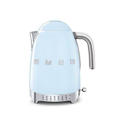 50s Retro-Style Electric Kettle w/ Variable Temperature Pastel Blue_0