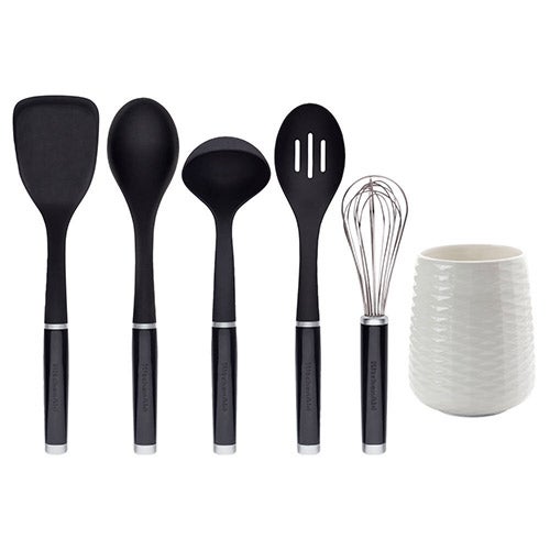 6pc Kitchen Tool Set Black_0