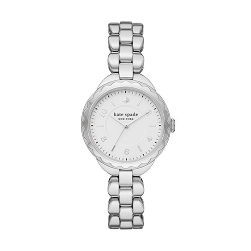 Ladies' Morningside Silver-Tone Stainless Steel Watch, White Dial_0