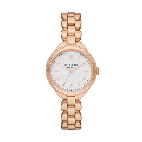 Ladies' Morningside Rose Gold-Tone Stainless Steel Watch, White Dial_0