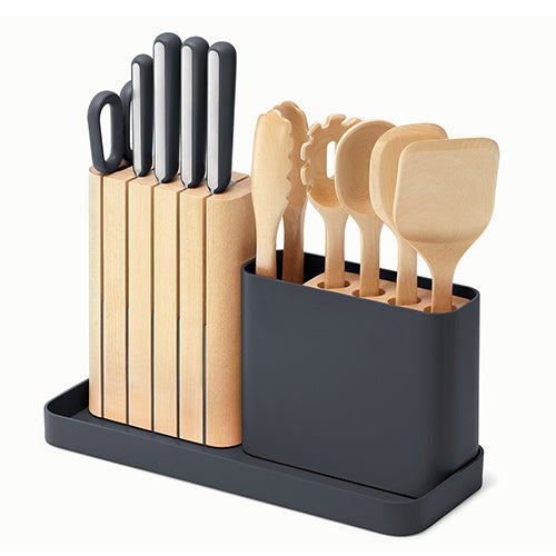 14pc Knife & Utensil Set Charcoal_0