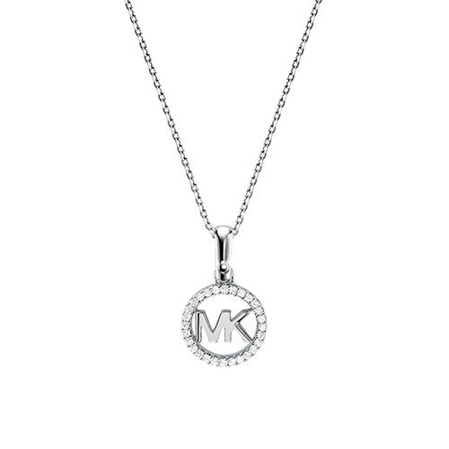 Sterling Silver Kors Logo Necklace_0