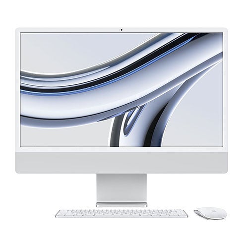 24" iMac, M3, 512GB, 8GB Memory w/ Magic Keyboard & Touch ID, Silver_0