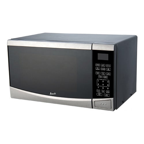 0.9 Cubic Foot 900W Microwave Oven Stainless Steel_0