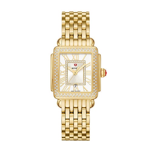 Ladies' Deco Madison Mid 18k Gold-Tone Diamond Watch, 148 Diamonds_0