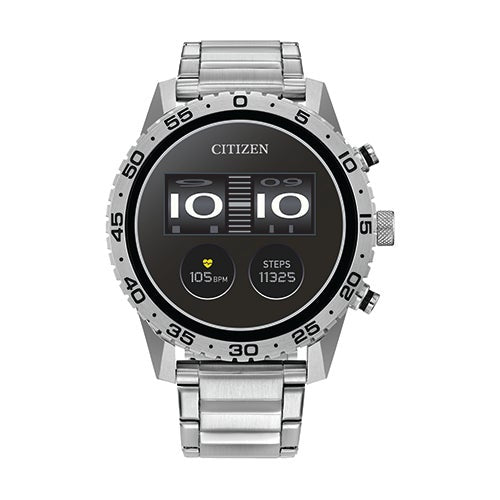 CZ Smart Sport YouQ Silver-Tone Stainless Steel Smartwatch_0