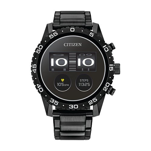 CZ Smart Sport YouQ Black IP Stainless Steel Smartwatch_0
