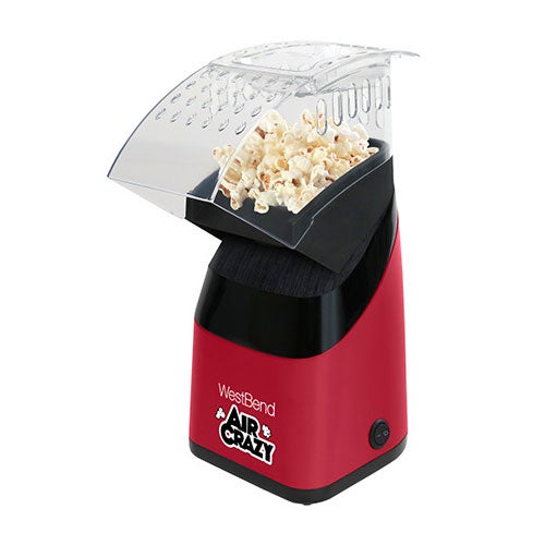 AirCrazy 4qt Hot Air Popcorn Machine Red_0