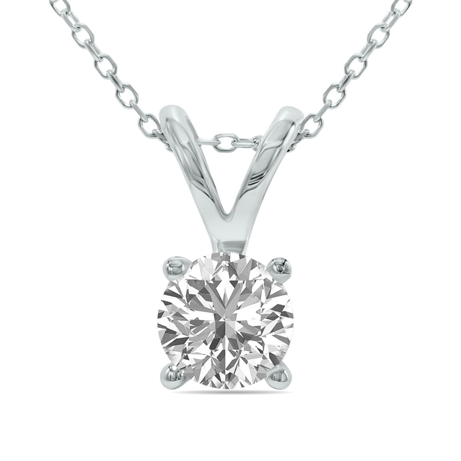 3/4ct tw LAB GROWN Diamond Necklace in 14kt White gold_0