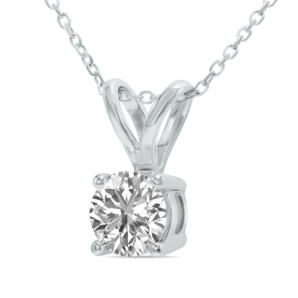 3/4ct tw LAB GROWN Diamond Necklace in 14kt White gold_1