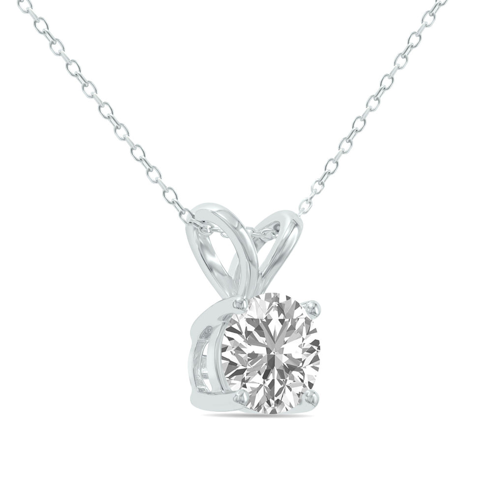 2ct tw LAB GROWN Diamond Necklace in 14kt White gold_1