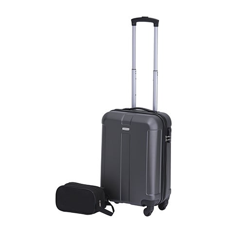 2pc Luggage Set - 20" Hardside Luggage & Toiletry Kit_0