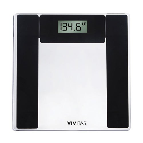 Digital Bathrom Scale w/ Large LCD Display Clear_0