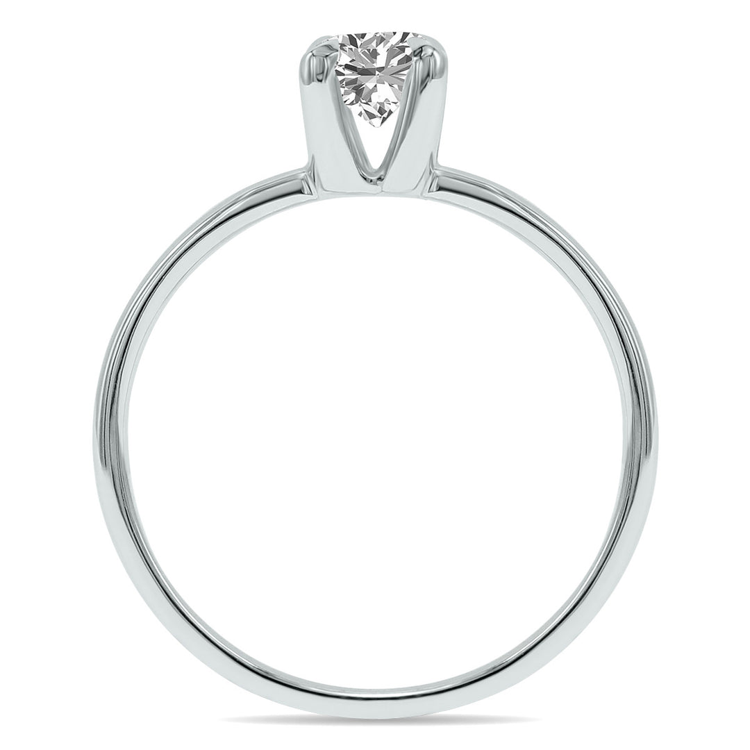 1/2ct tw LAB GROWN Diamond Ring in 14kt White gold_2