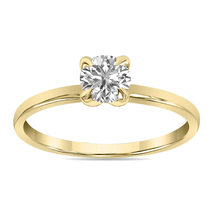 1/2ct tw LAB GROWN Diamond Ring in 14kt Yellow gold_0