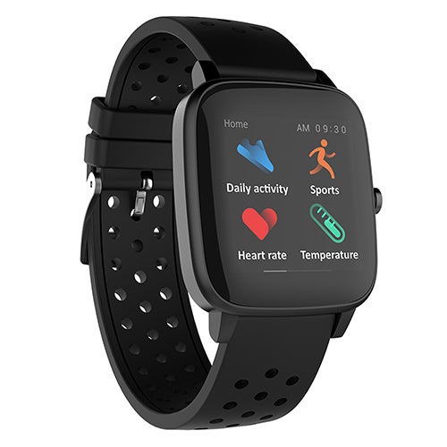 Bluetooth Smartwatch w/ Heart Rate & Temperature Tracking_0